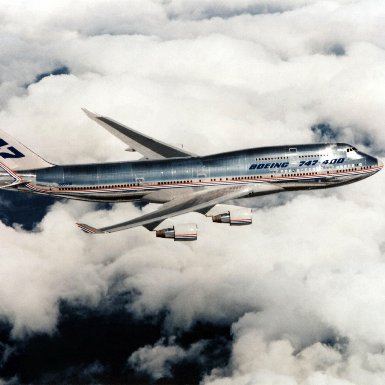 Prototyp der Boeing 747 in der Luft (Archivbild)
