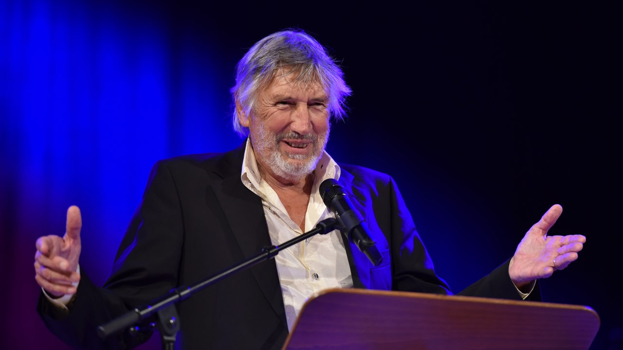 Der Schauspieler und Synchronsprecher Christian Brückner auf der Lit Cologne 2018