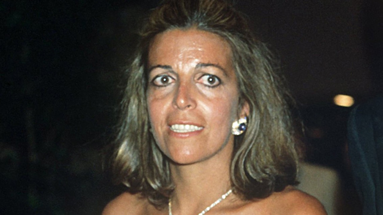 Die griechische Großreederin Christina Onassis beim Rotkreuz-Ball am 07.08.1988 in Monte Carlo.