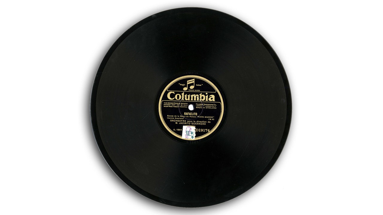 Eine Langspielplatte der Firma Columbia