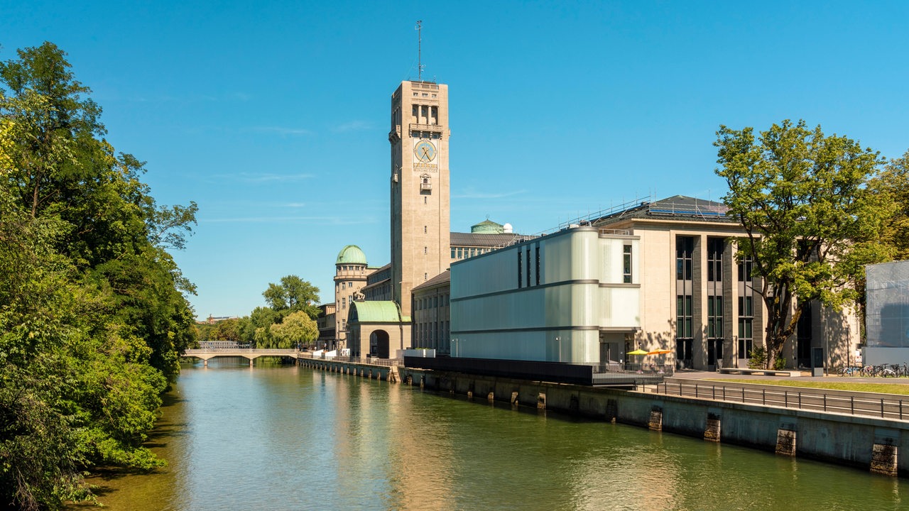 Das Deutsche Museum in München an der Isar