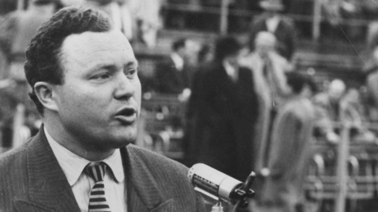 Sportjournalist und Radioreporter Eduard > Edi < Finger senior um 1965. 