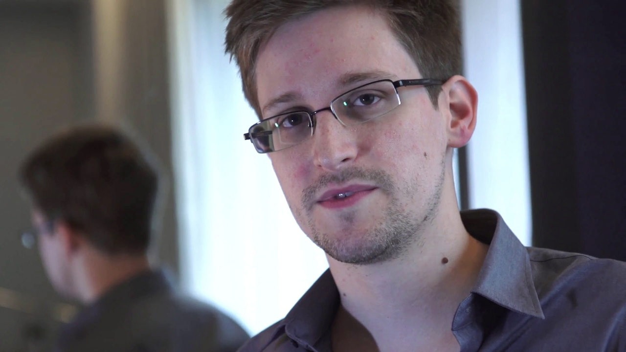 Edward Snowden 2013 während eines Interviews.
