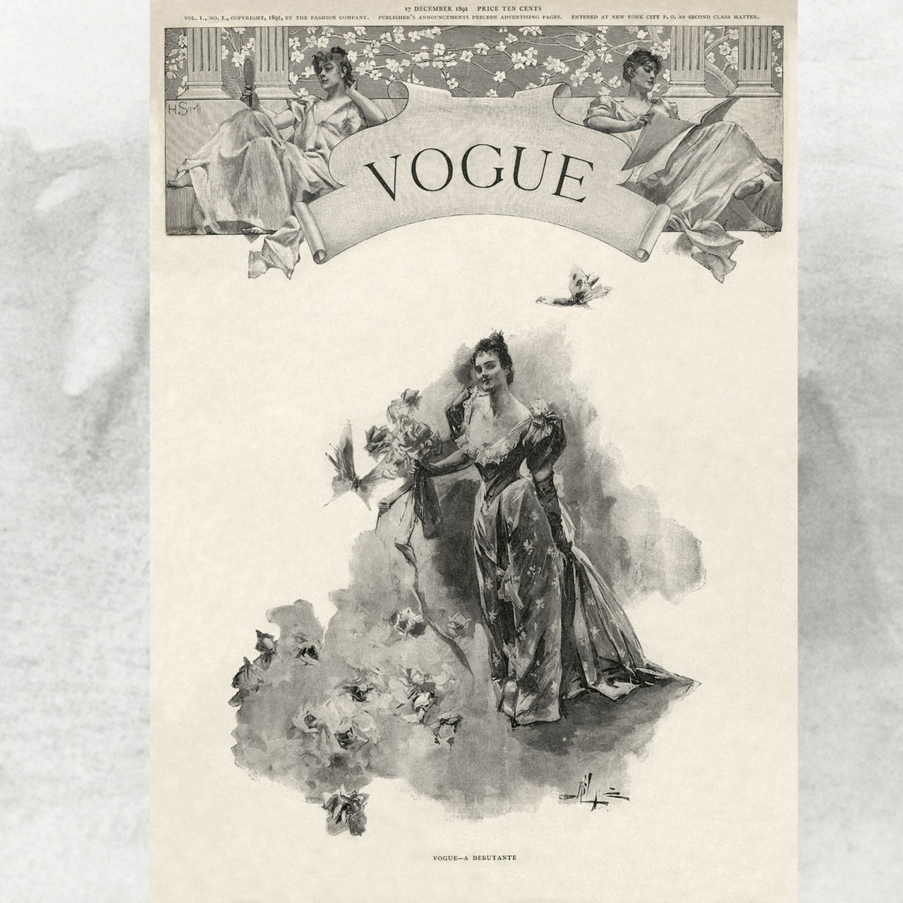 Erstausgabe der Vogue aus dem Jahr 1892 (Archivbild)