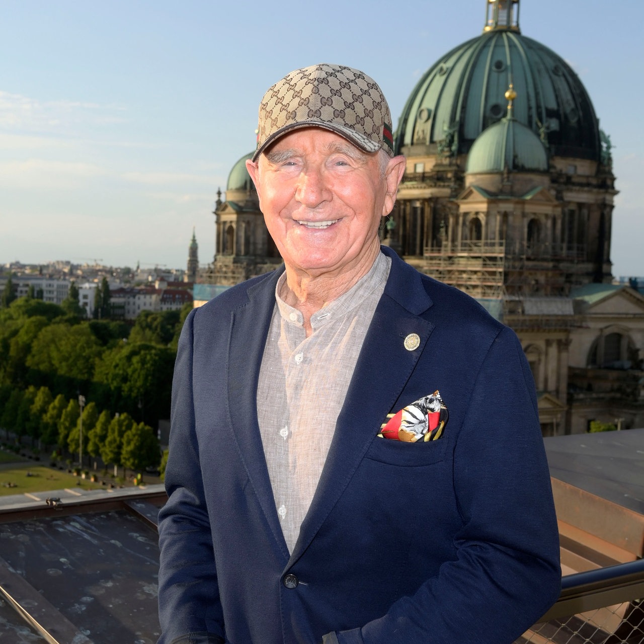 Frederic Prinz von Anhalt beim Berliner Brandstifter Launch Event in der Baret Rooftop Bar auf dem Humboldtforum. Berlin, 31.05.2022