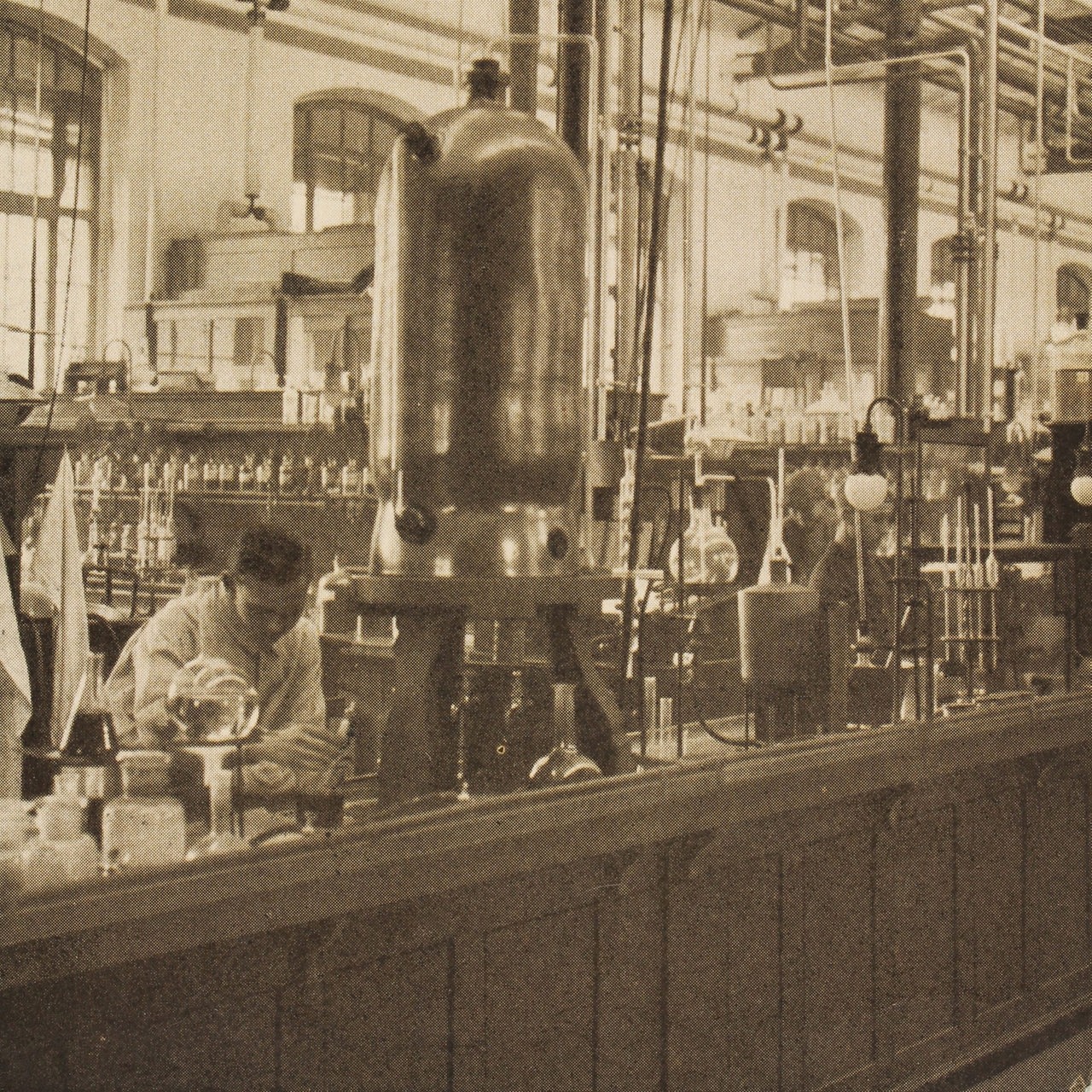 Laboratorium der Farbenfabriken Friedrich Bayer & Co. um 1910