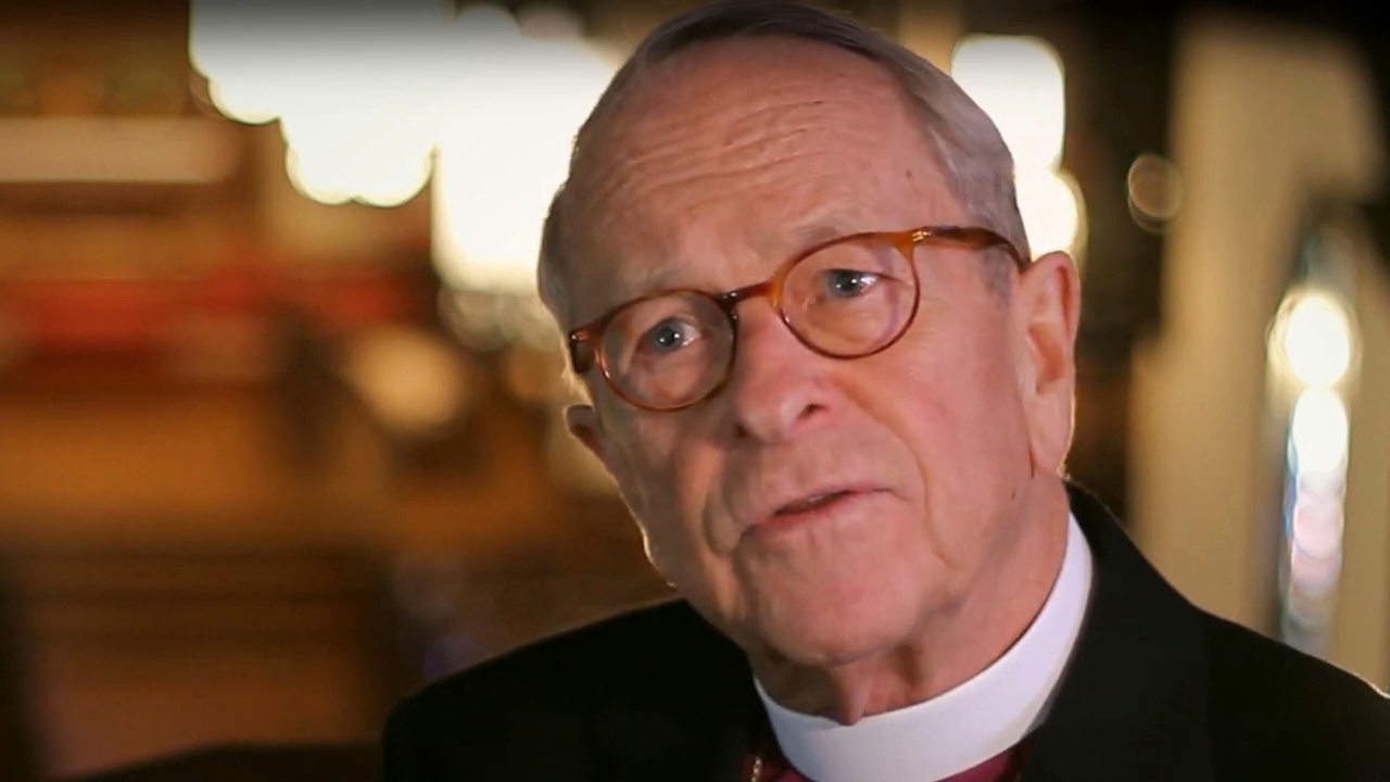 Priester Gene Robinson in einem Interview