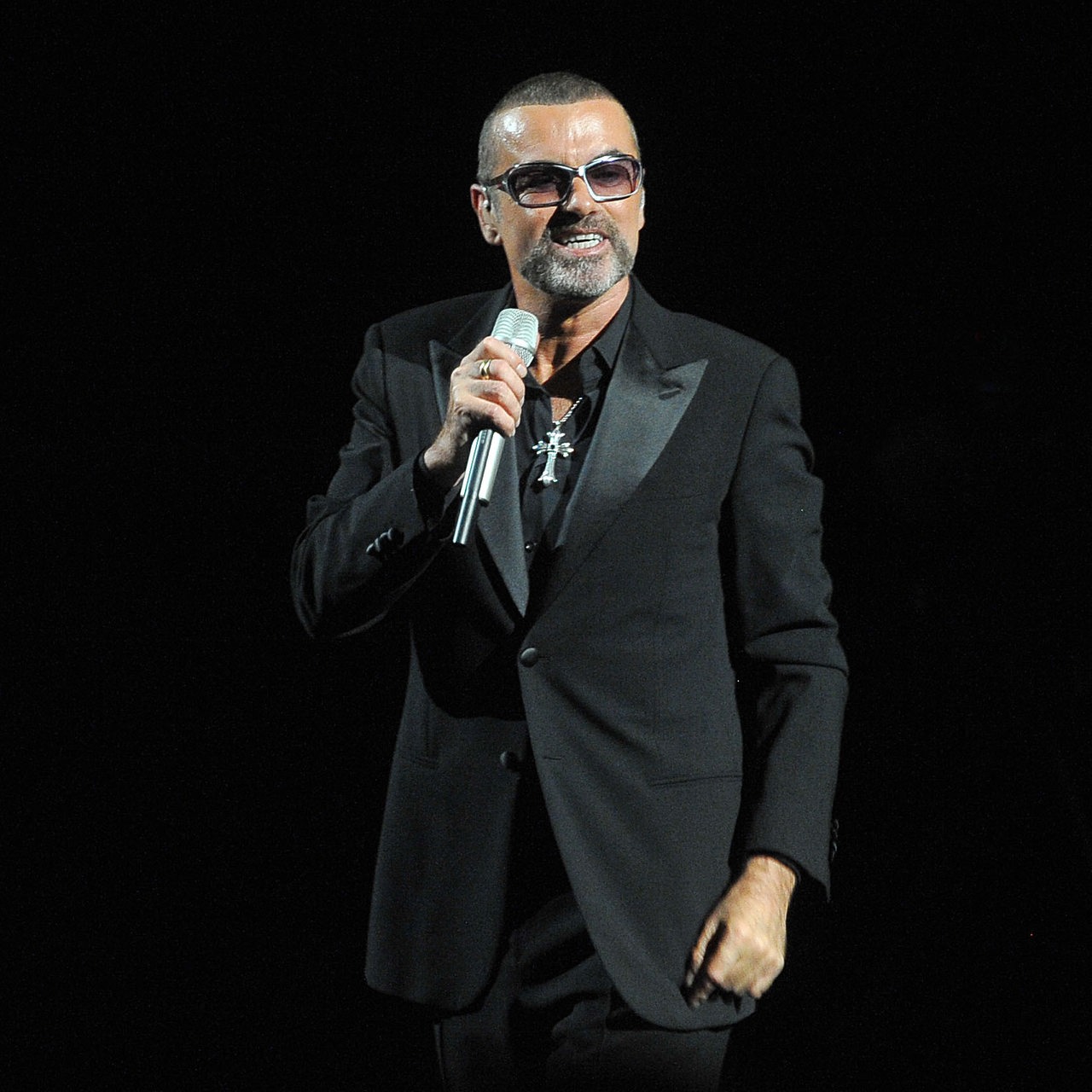 George Michael auf der Bühne 2012 in Paris