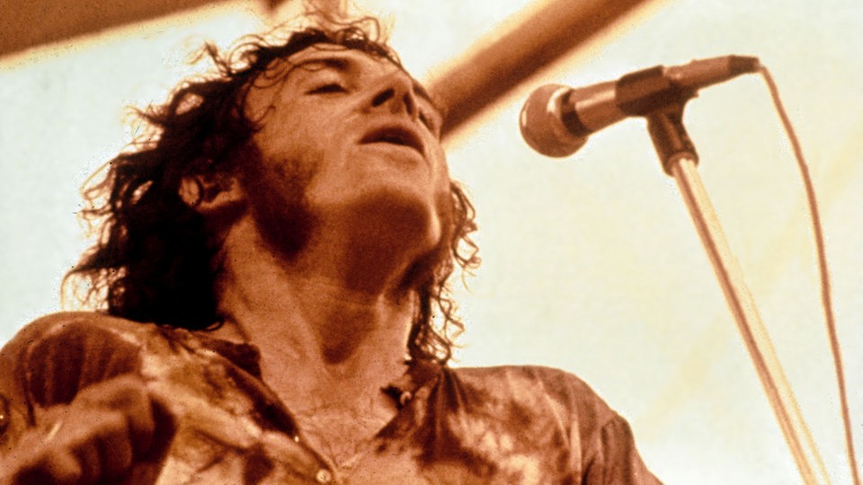 Joe Cocker 1970 beim Woodstock Festival