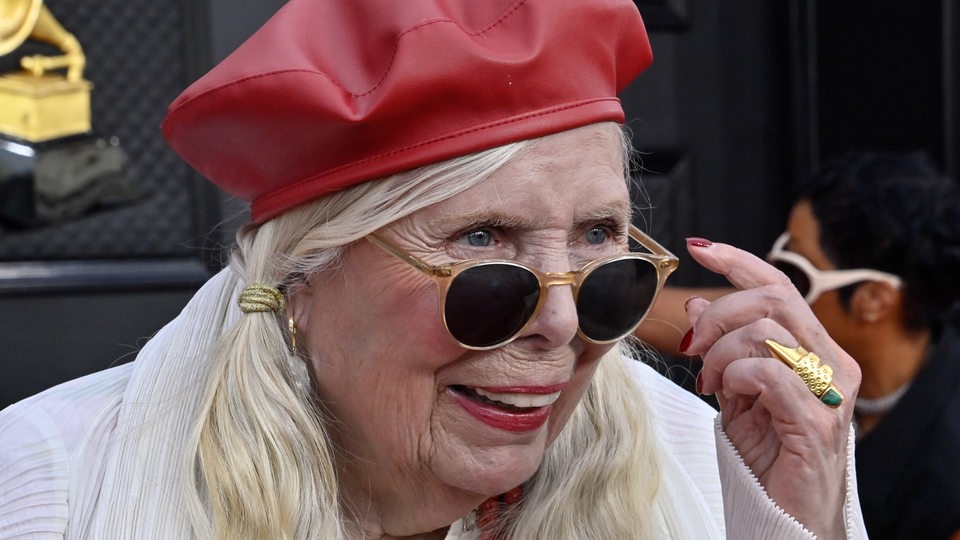Joni Mitchell bei den Grammy Awards 2022 in Las Vegas