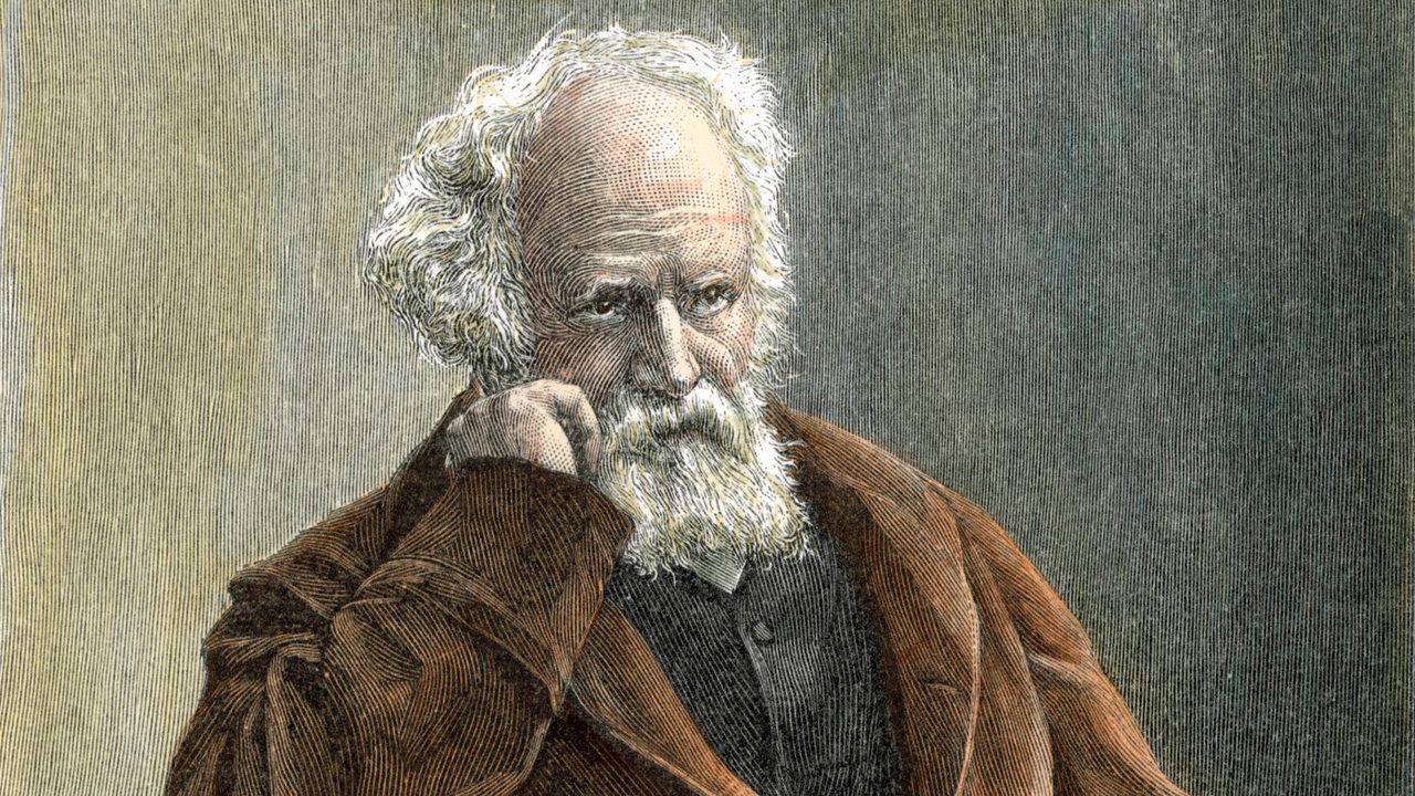 Der Holzstich von 1893 zeigt den Astrophysiker Jules Janssen