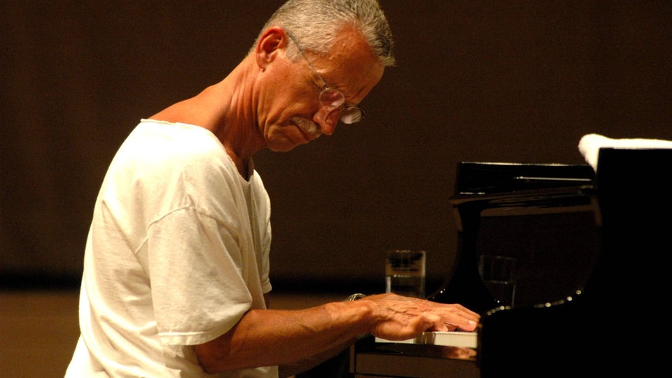 Der amerikanische Jazz-Pianist Keith Jarrett am Piano 2007