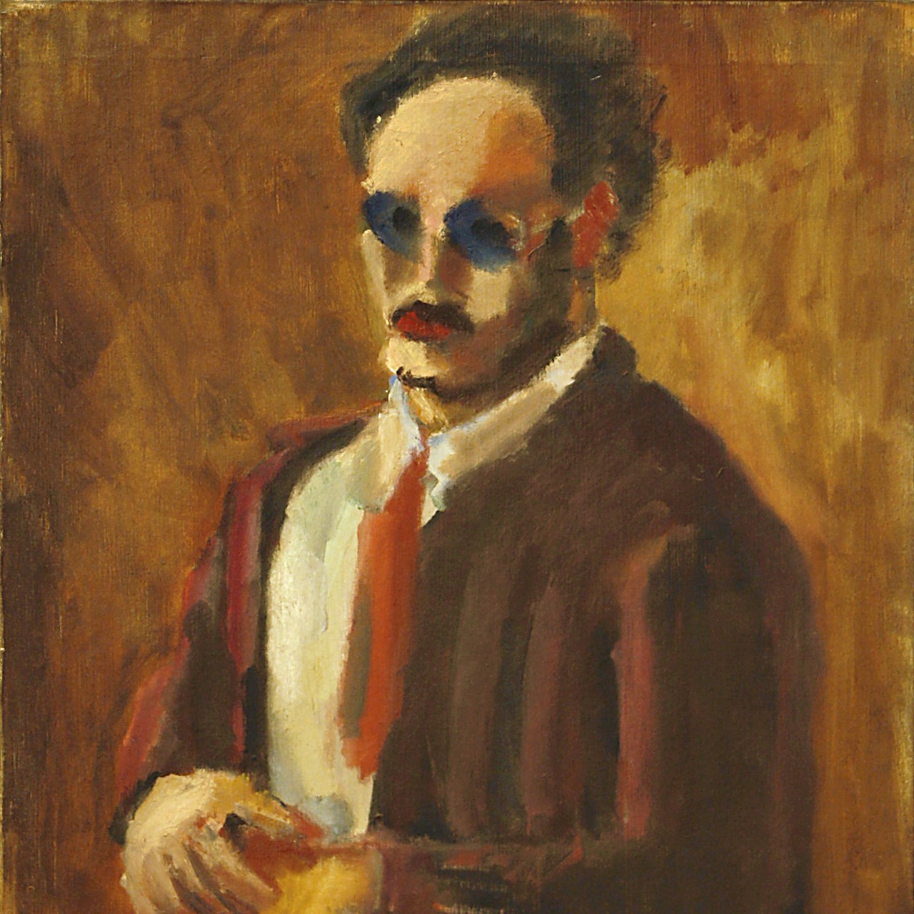 Ein Selbstporträt des Künstlers Mark Rothko (1938, Öl auf Leinwand) 