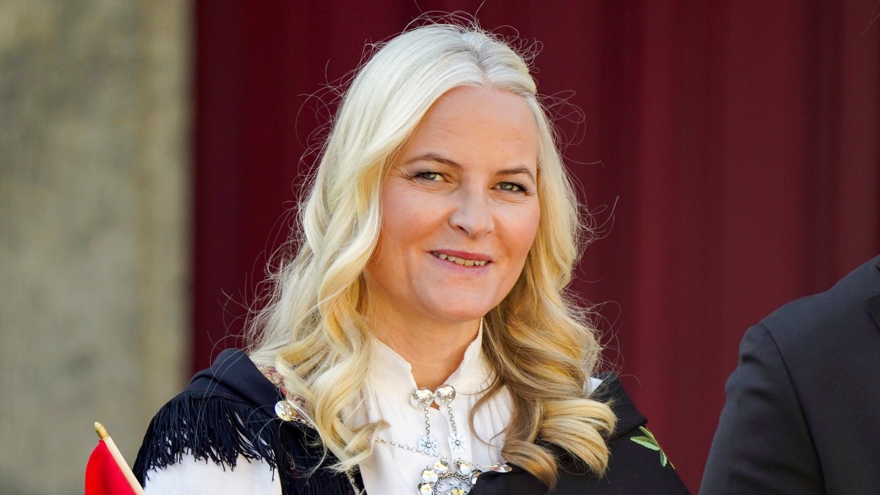 Porträt der norwegischen Kronprinzessin Mette-Marit.