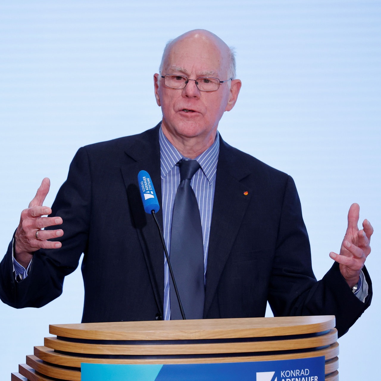 Prof. Dr. Norbert Lammert spricht vor der Akademie der Konrad-Adenauer-Stiftung.