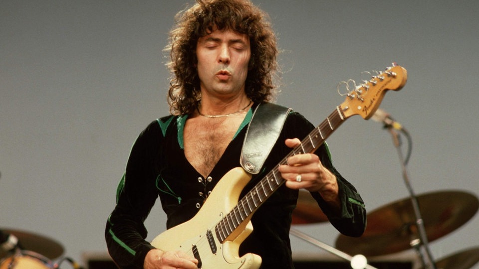 Ritchie Blackmore, Mitglied der Musikgruppe Deep Purple, 06/1985,