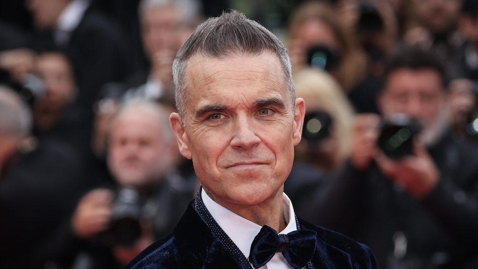 Porträt von Robbie Williams 2023 in Cannes