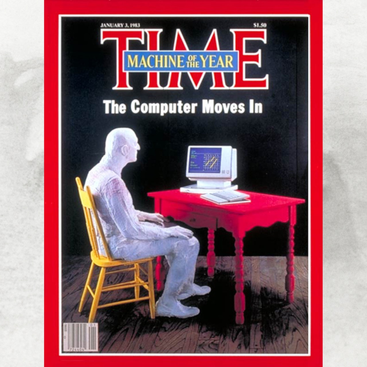 Cover der Time-Ausgabe Januar 1983 nach der Wahl der Machine des Jahres am 26.12.82