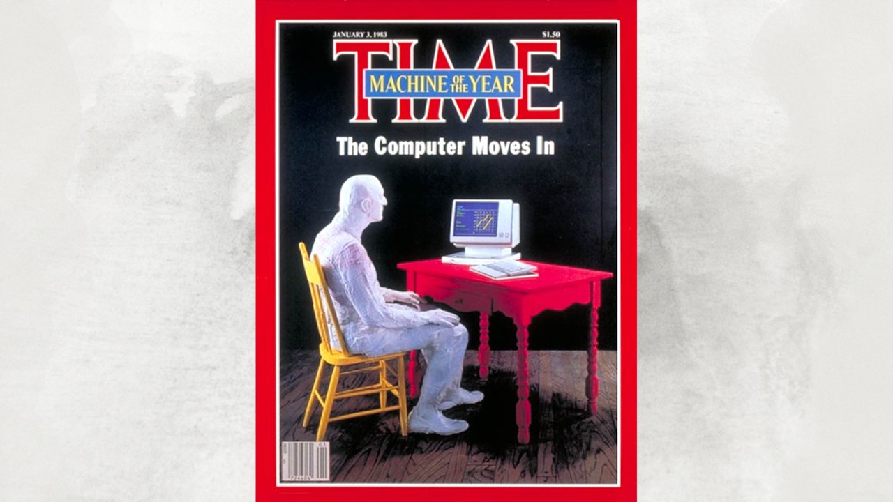 Cover der Time-Ausgabe Januar 1983 nach der Wahl der Machine des Jahres am 26.12.82