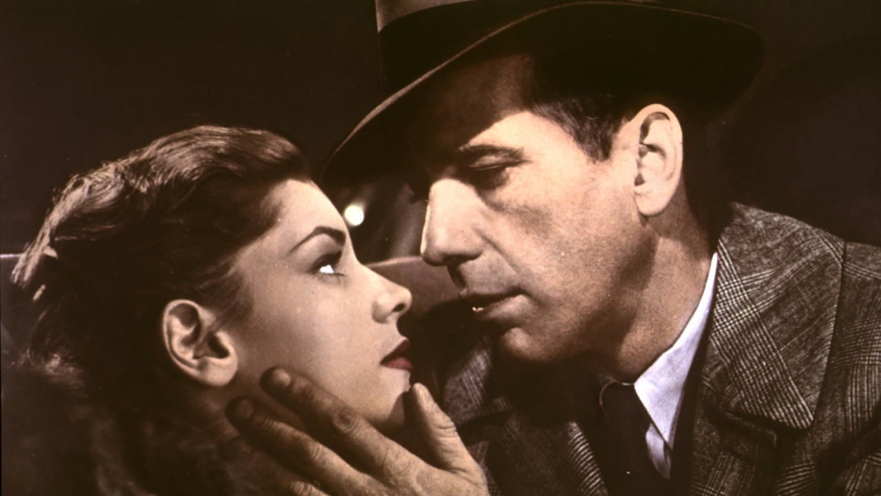Humphrey Bogart und Lauren Bacall in Tote schlafen fest